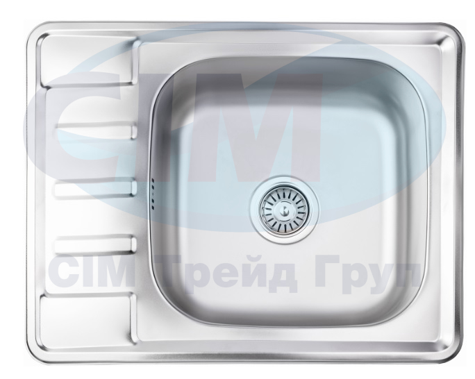 KRP Satin-6350 (0.8мм) 180 врезная кухонна мийка