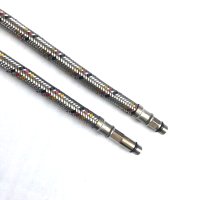 Шланг для води KRP-80 см 1/2" хМ10, пара, з нержавіючої нитки (гайка латунь.)
