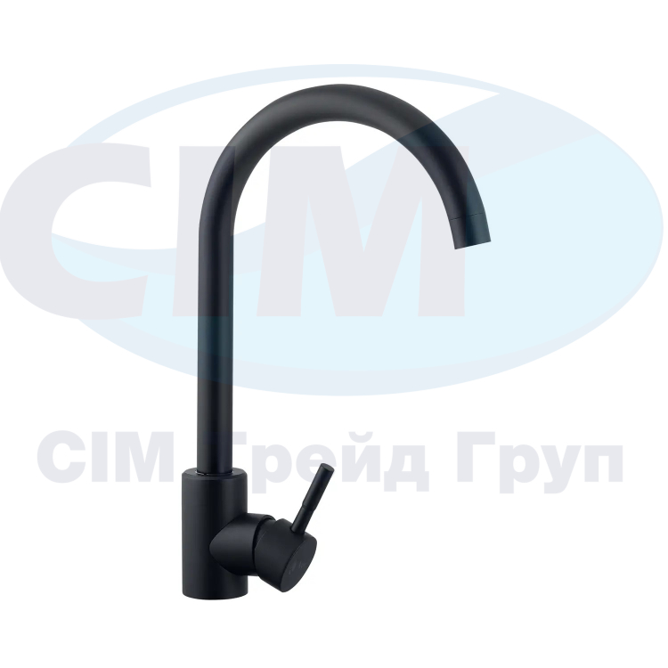 Acero-INOX035NM смеситель для кухни (к.35), нерж, черный