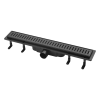 KRP Harz SCH60 Schwarz корпус PP, решітка з нерж.сталі чорна