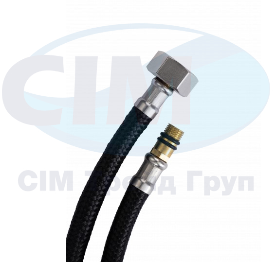Шланг для змішувача AQUASTRONG NYLON M10х1/2'' 100 см КШ (AS18100)