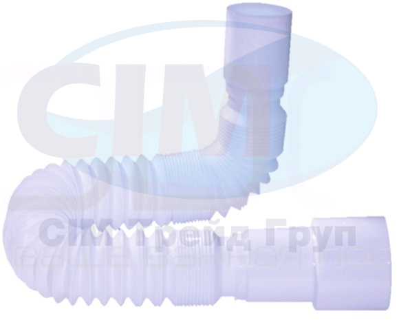 Гибкая труба 1 1/2″*40/50 ″Waterstal″ без гайки, 1350 мм