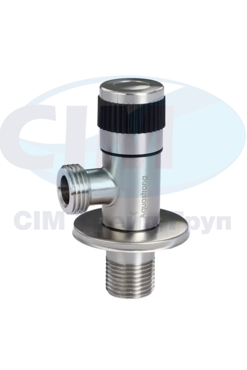 Кран кутовий нерж. AQUASTRONG R3 M1/2 х M3/4 (R305) Кран кутовий нерж. AQUASTRONG R3 M1/2 х M3/4 (R305)
