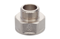 Переходник BRASS 1/2"Н-3/4"В никель