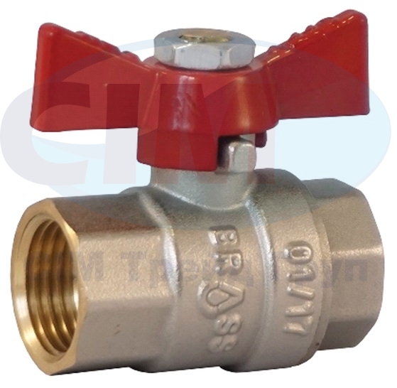 Кран шаровый Brass серия_200 1/2" ВВ (12 шт/120ящ.)
