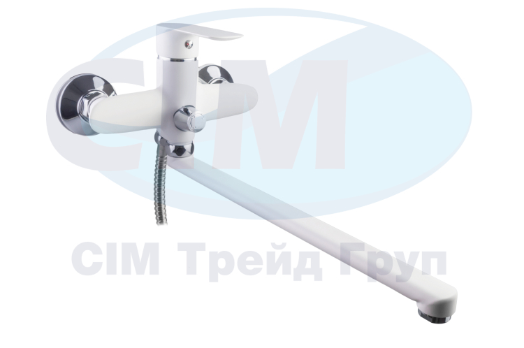 KRM Fulda-W070 змішувач для ванни, білий (к.35)